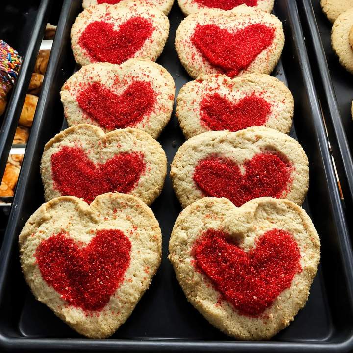 Red Heart Sugar Cookies Virginia Gardens